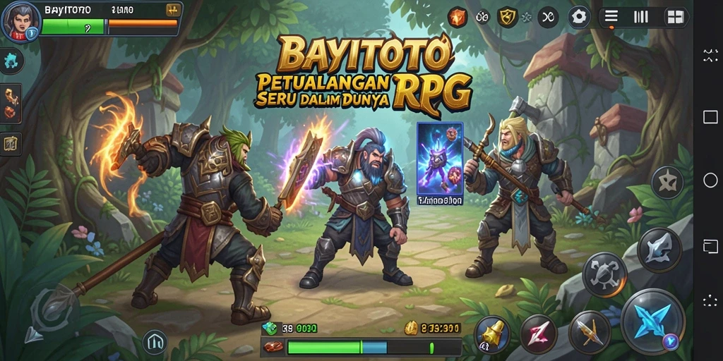 Tampilan gameplay <strong>BAYITOTO</strong> yang menakjubkan dalam misi RPG.