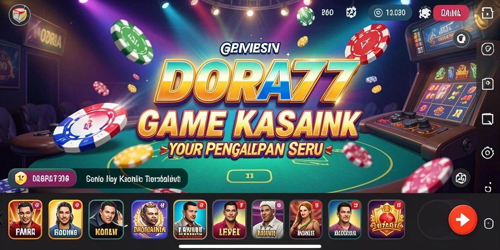 Screenshot gameplay DORA77 dengan tampilan Kasino yang menawan.