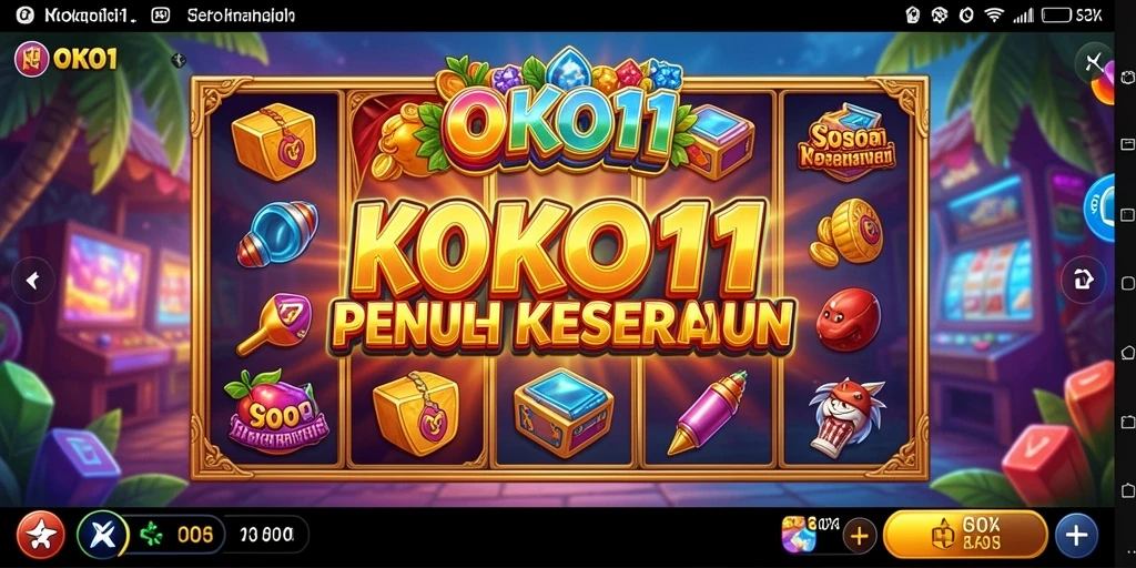 Tampilan gameplay KOKO11 yang menarik dan penuh warna.