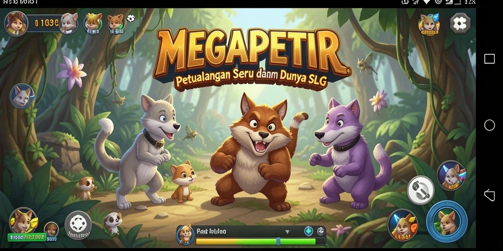 Tangkapan layar menunjukkan gameplay menarik MEGAPETIR dalam dunia SLG.