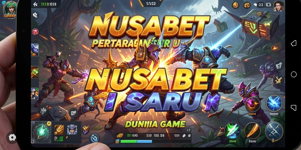 Screenshot NUSABET menampilkan aksi pertarungan yang menegangkan.
