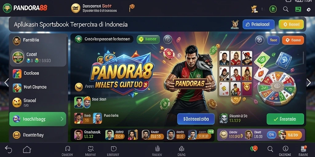 Screenshot gameplay PANDORA88 dengan tampilan taruhan yang menarik.