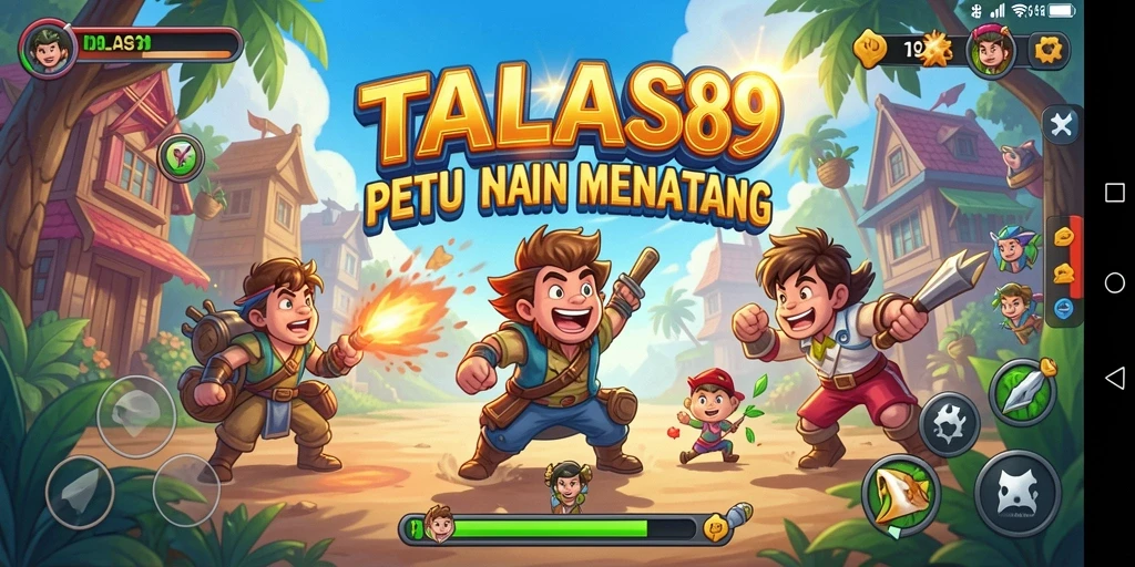Tampilan gameplay TALAS89 yang penuh aksi dan keseruan.